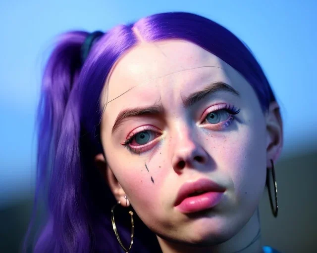 Billie Eilish, booty, photorealistic, 4k