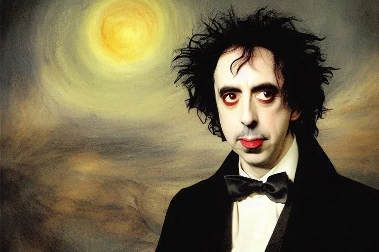 Tim Burton painted by William Turner