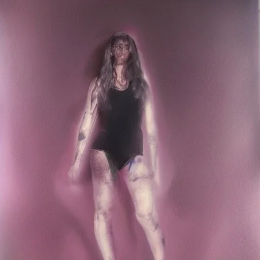 Full body portrait, painting, medium shot lady body made of Volumetric smoke