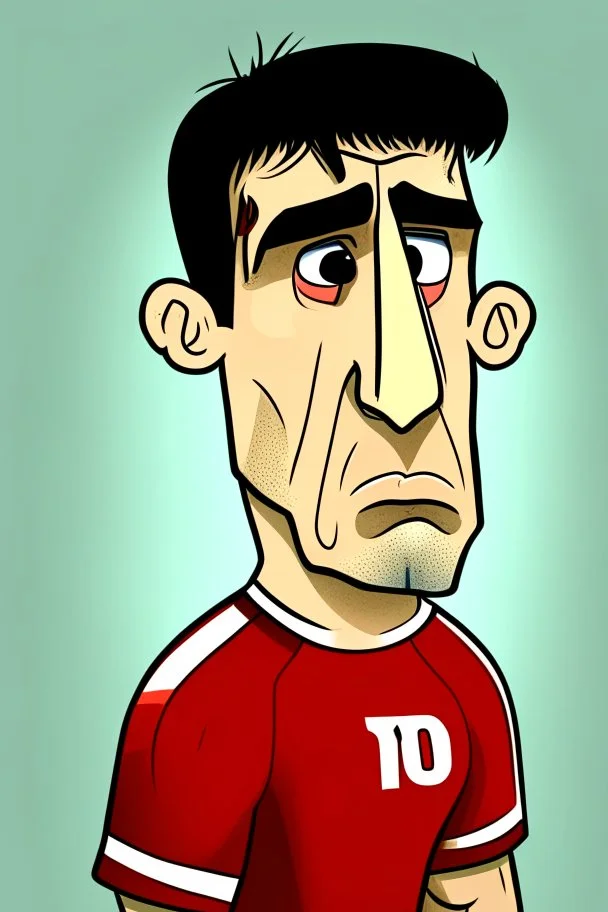 Tino Livramento English football player ,cartoon 2d