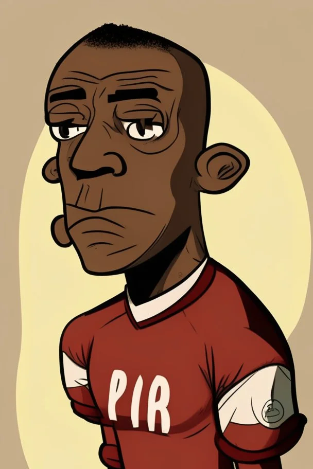 Calvin Phillips English football player ,cartoon 2d