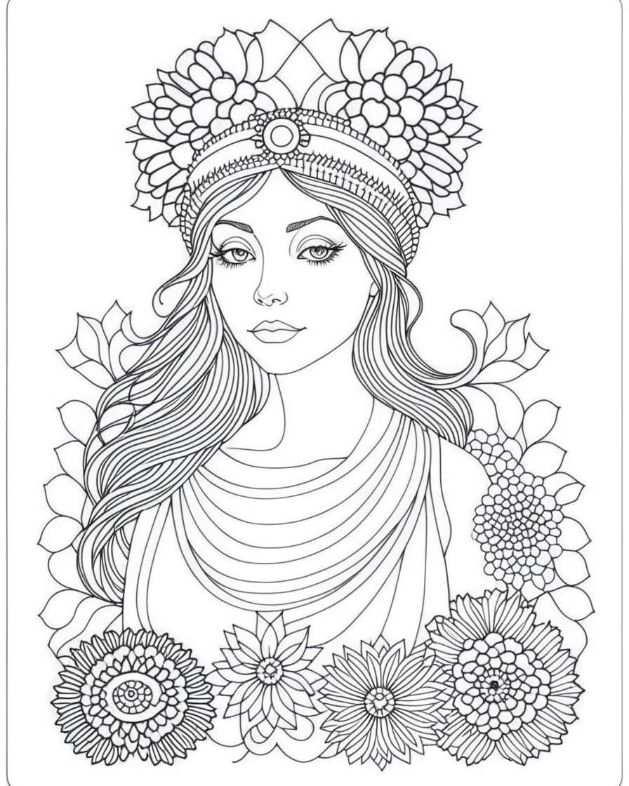 Coloring pages: Discover the power of mindfulness with Mindful Soul: Inner Peace Coloring Book for Adults, Teens to Relax and Unwind. Start your journey to serenity today!"