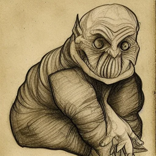 Goblin drawings by DaVinci