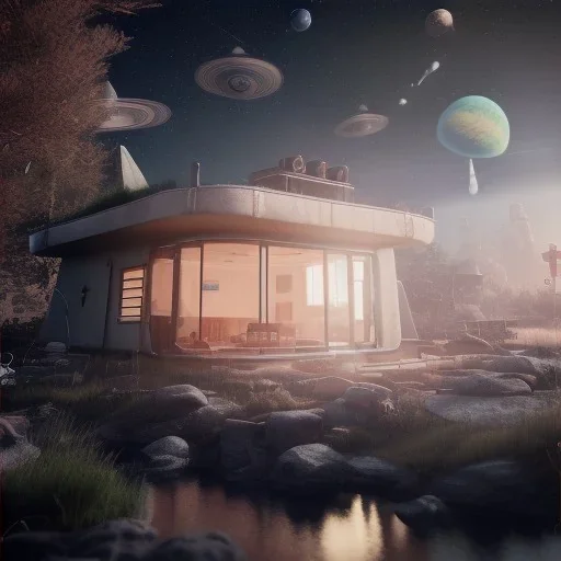 Designing a dream house in outer space could be a fun and rewarding project, and one that allows you to think outside the box and come up with creative solutions to the challenges that come with living in a space environment.