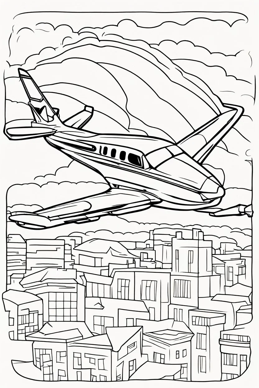 coloring page for kids, FLY, thick outline, low details, no shading, no color