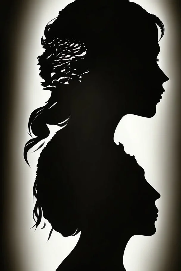 silhouette of female