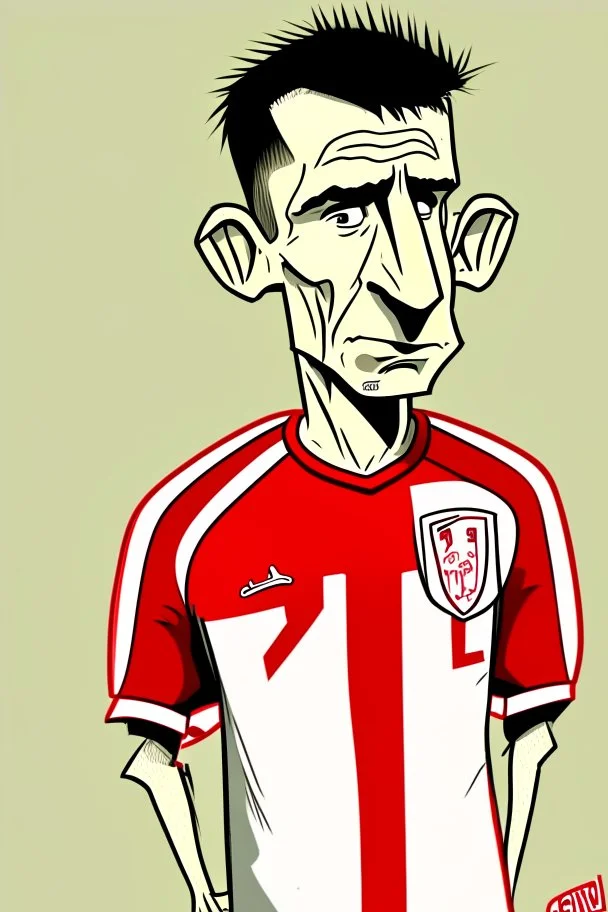 Anthony Gordon English soccer player cartoon 2d