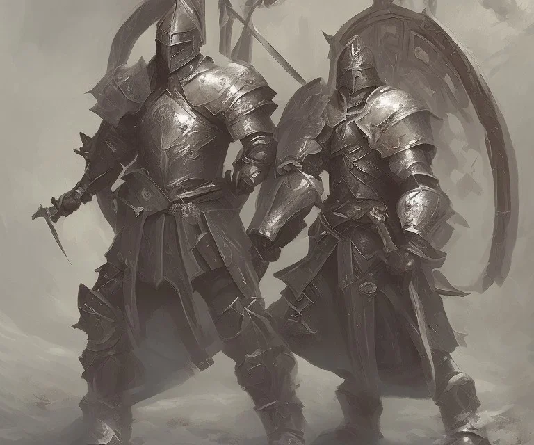 knight, d&d, magic armor, concept art, cinematic