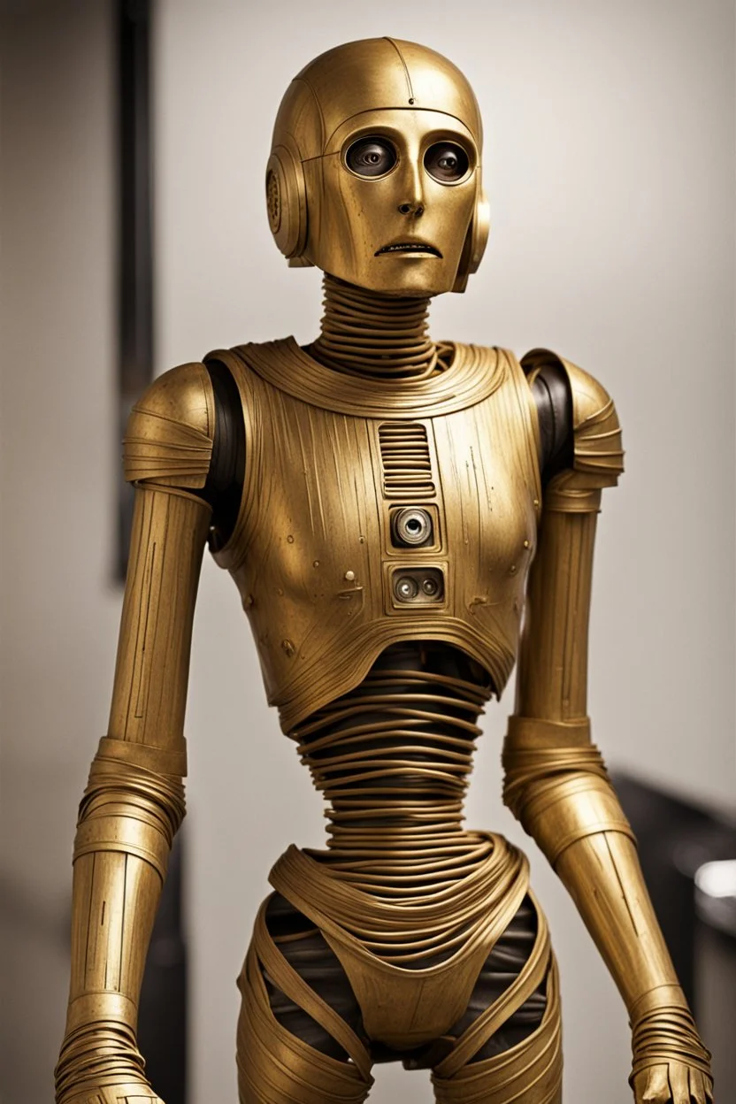 Mummy looks like c3p0