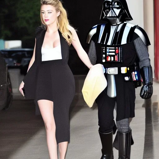 amber heard with darth vader