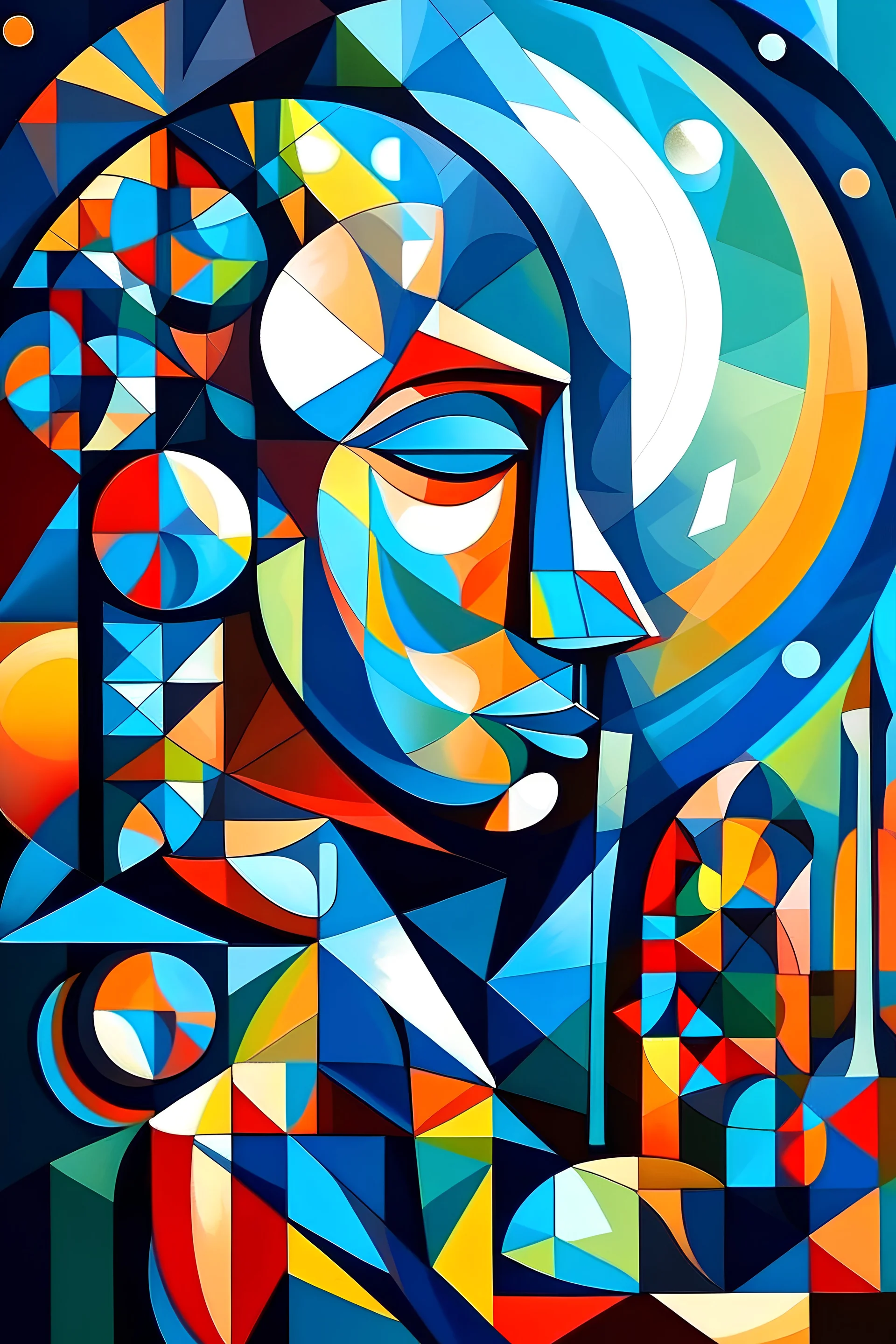 diseña una noche inspiradora al estilo del cubismo