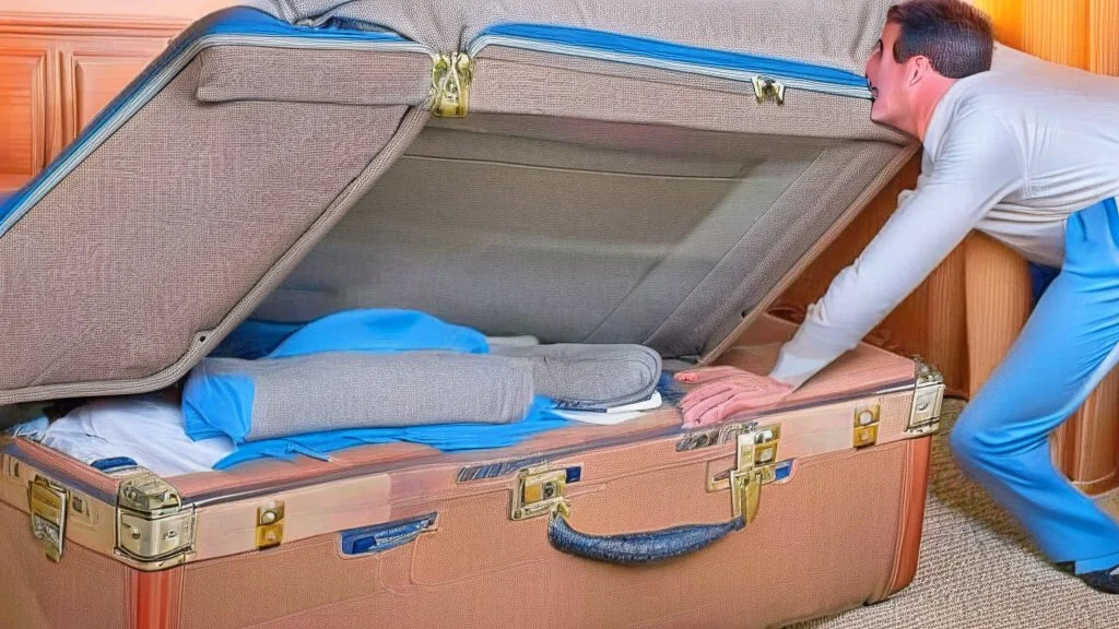 paranoid housekeeping thief hiding baggage in their trunk