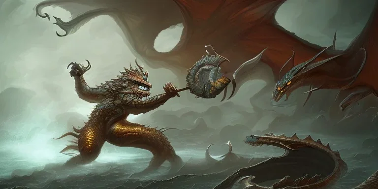 dragon god fighting a dragon god storm