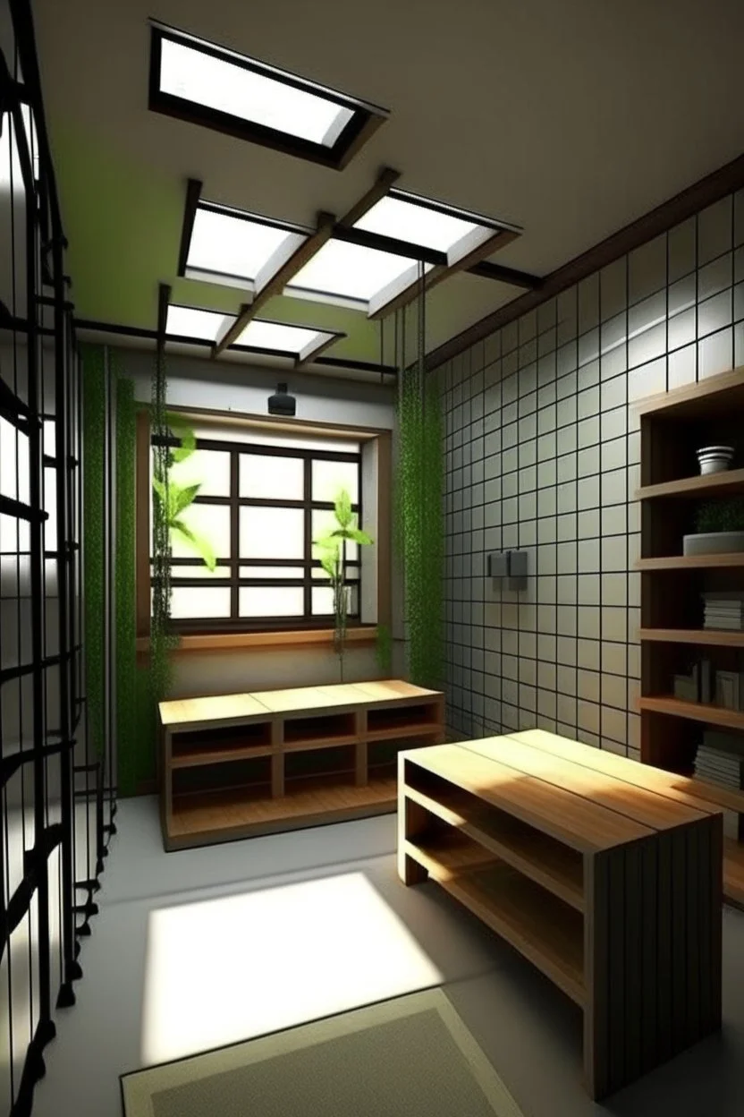 modern prison room designs with nature