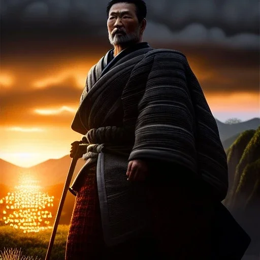 Ultra detailed fullbody Portrait in oil on canvas of Ghost Of Tsushima scenery,intense stare,extremely detailed digital painting, extremely detailed face,crystal clear Big eyes, mystical colors ,perfectly centered image, perfect composition, rim light, beautiful lighting,masterpiece,8k, stunning scene, raytracing, anatomically correct, in the style of robert e howard and Ken Kelley and Ohrai Noriyoshi and Simon Bisley and tomzj1