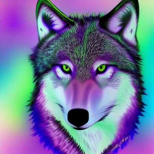 Purple wolf