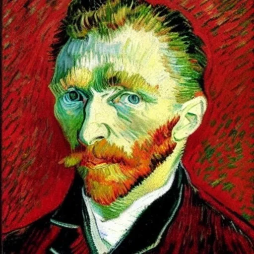 E portrait by van gogh