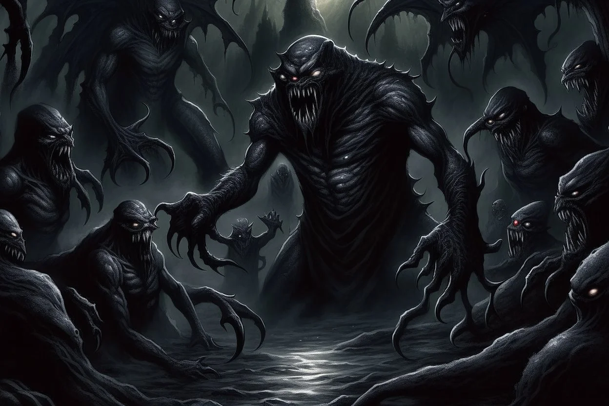 dark realm of nightmare creatures