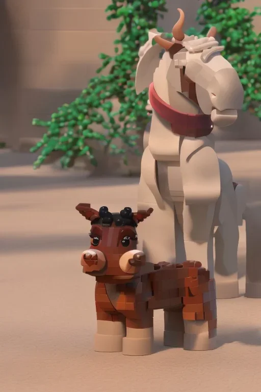 lego brick animal