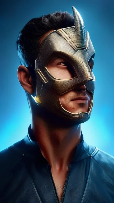 Full Body Ultra realistic full body image of a superhero man with a stylized dragon mask over his eyes, head and forehead, striking symmetrical face, tone mapped, intricate, elegant and highly detailed digital painting, concept art, soft, sharp focus , illustration, magical dream atmosphere, full body