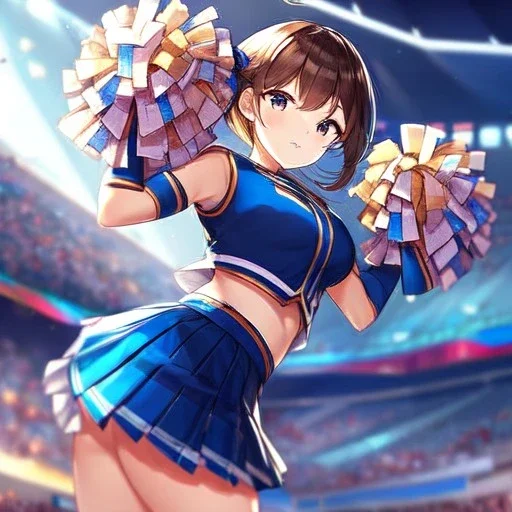 Clear focus,High resolution,High quality, Cheerleader