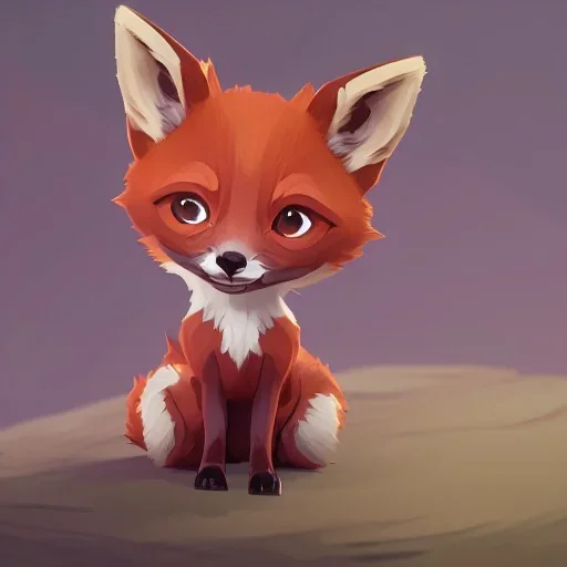 Little Fox is a small, cute red fox with big, round eyes and long, pointed ears. He lives in a purple nest in the forest and loves to go out and greet the animals he meets along the way. Little Fox is friendly, curious and helpful, and he likes to learn about the world around him.