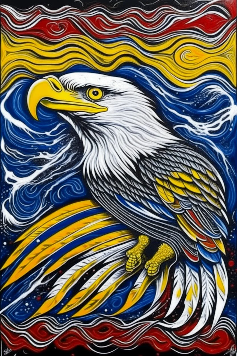 west coast eagles aboriginal art guernsey