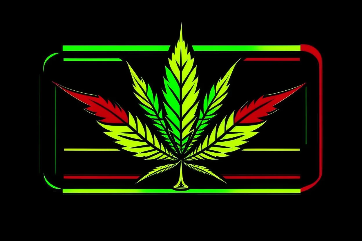 logo canabis companyrasta colours