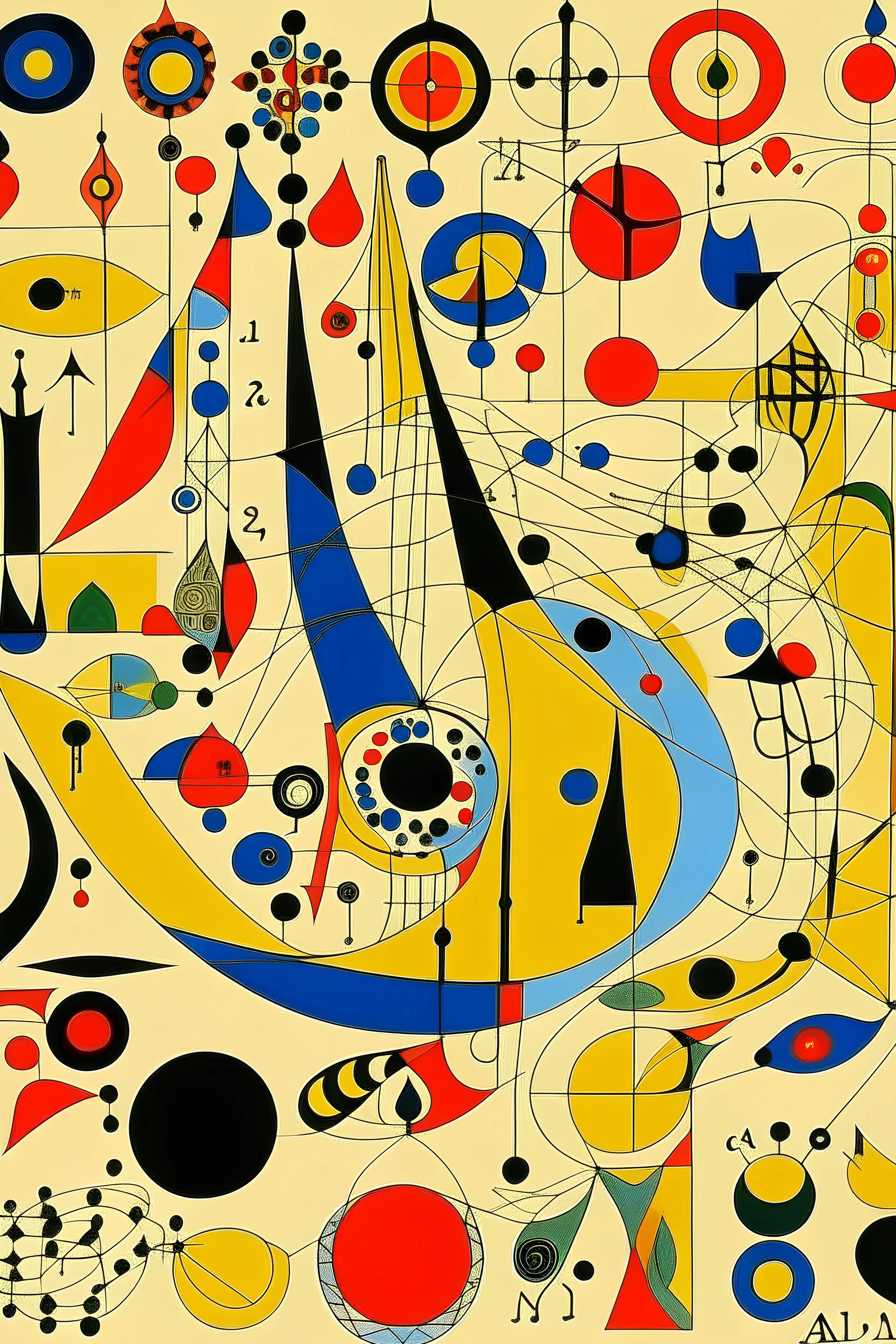 kandinski calder hindi writing system