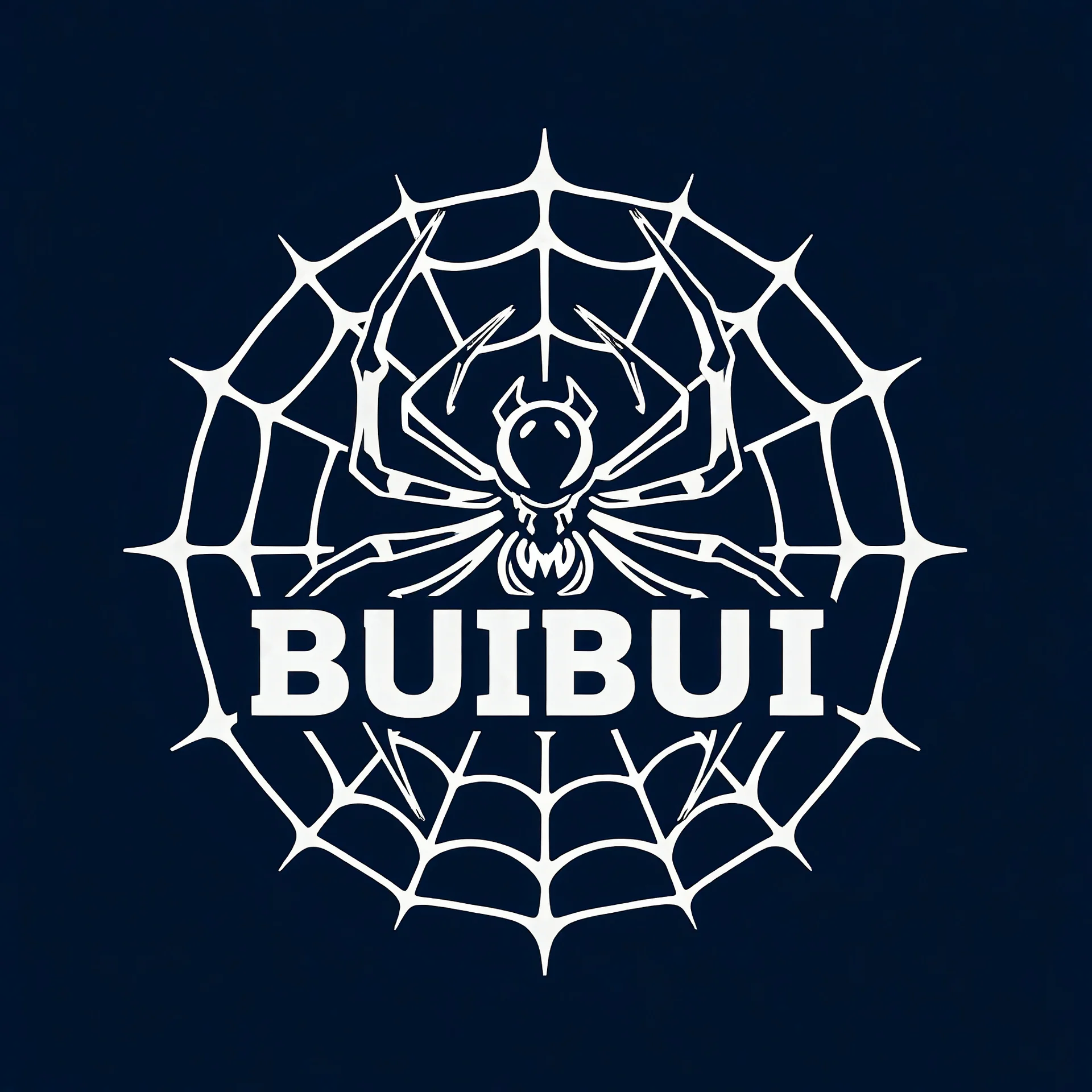 BUIBUI with spider logo