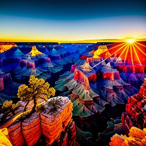 Grand Canyon National Park, Arizona,aerial view,extremely detailed digital painting, high resolution,8k, realistic, beautiful, volumetric lighting, mystical colors ,perfectly centered image, perfect composition, rim light, beautiful lighting,masterpiece, stunning scene, raytracing, anatomically correct, in the style Van Gogh and robert e howard and Ken Kelley and Ohrai Noriyoshi and Simon Bisley and tomzj1.