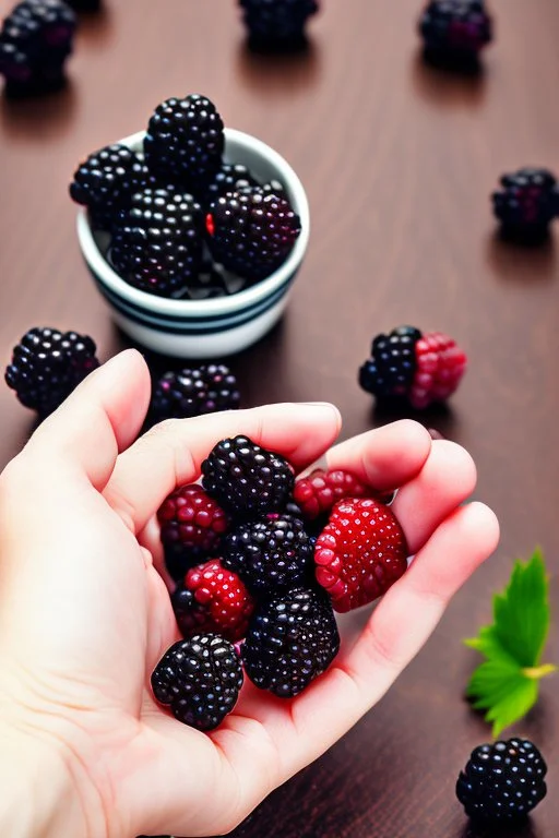 Picking the juiciest blackberries