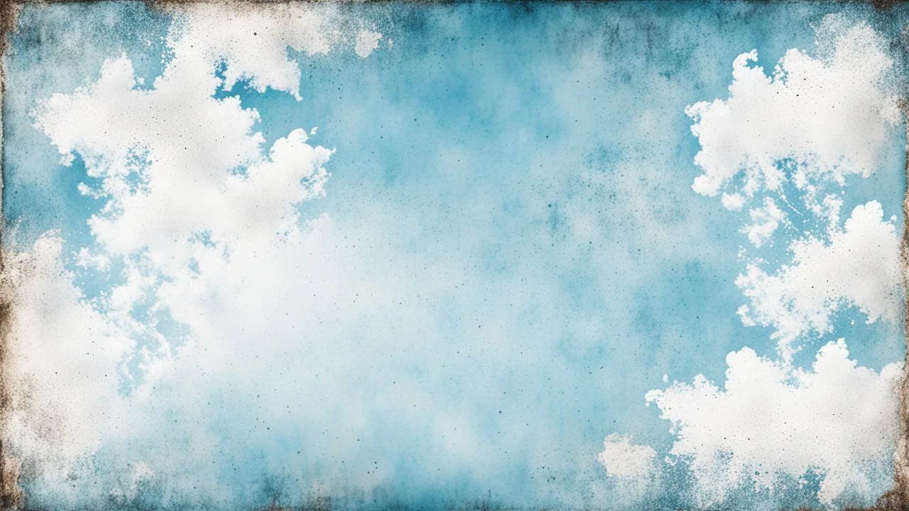 Hyper Realistic Sky-Blue & White Grungy-Rustic-Background