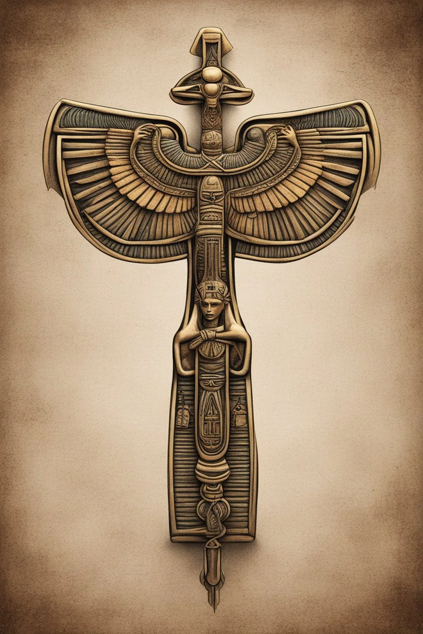 egyptian mythologic ankh design