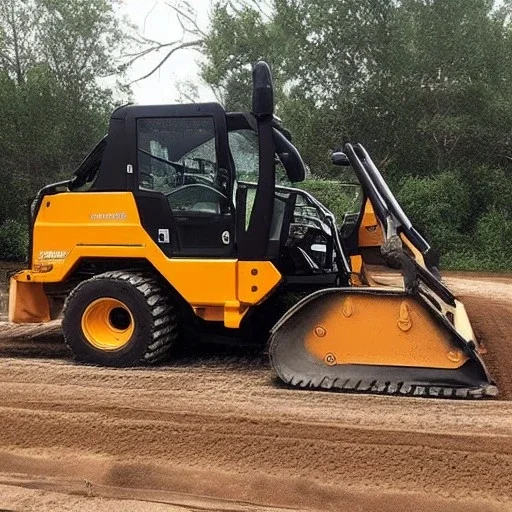 I am starting an equipment/skid steer land clearing/mulching company and need a logo for business cards, ball caps/hats, Shirts, ect… I need the logo to look clean/appropriate for an equipment/outdoor company. I would like to have some type of (Tracked Skid Steer with mulching head attachment attached on Machine) drawing in a logo as well.