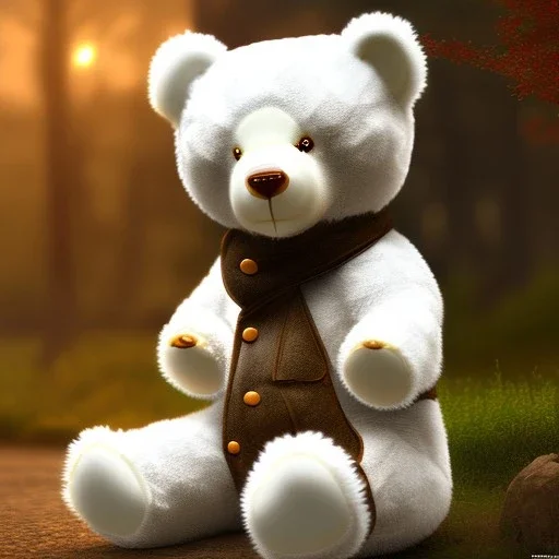 living realistic fantasy wild real teddy bear