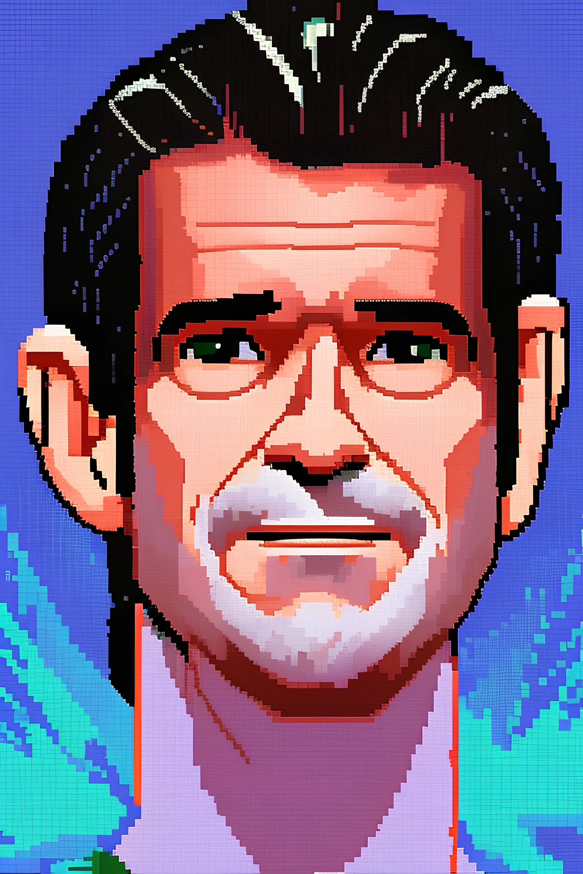 pixel art of dean kamen