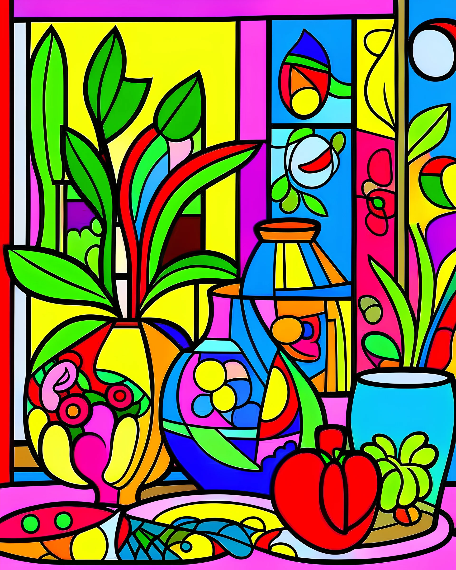 This AI prompt can create colorful and vibrant images that mimic the unique styles of Matisse and Karla Gerard. The audience that would find this Midjourney AI prompt useful includes: - Coloring book enthusiasts who enjoy creating artwork inspired by different artistic styles - Parents looking for engaging and creative activities for their children - Artists seeking inspiration for their own work The real-world uses of such images are diverse and can include: - Creating coloring books that cater