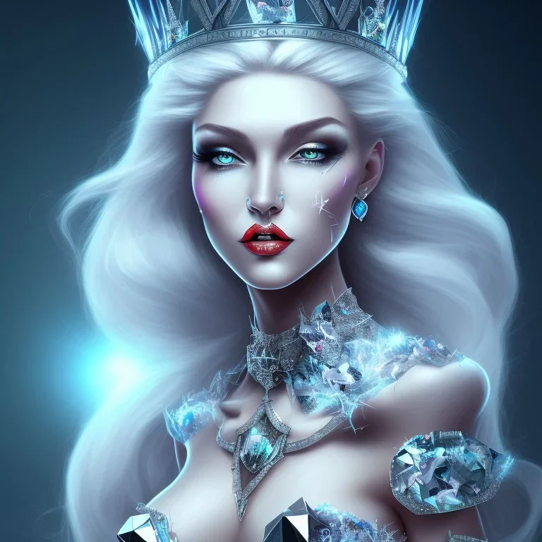 Ice crystal black queen full image