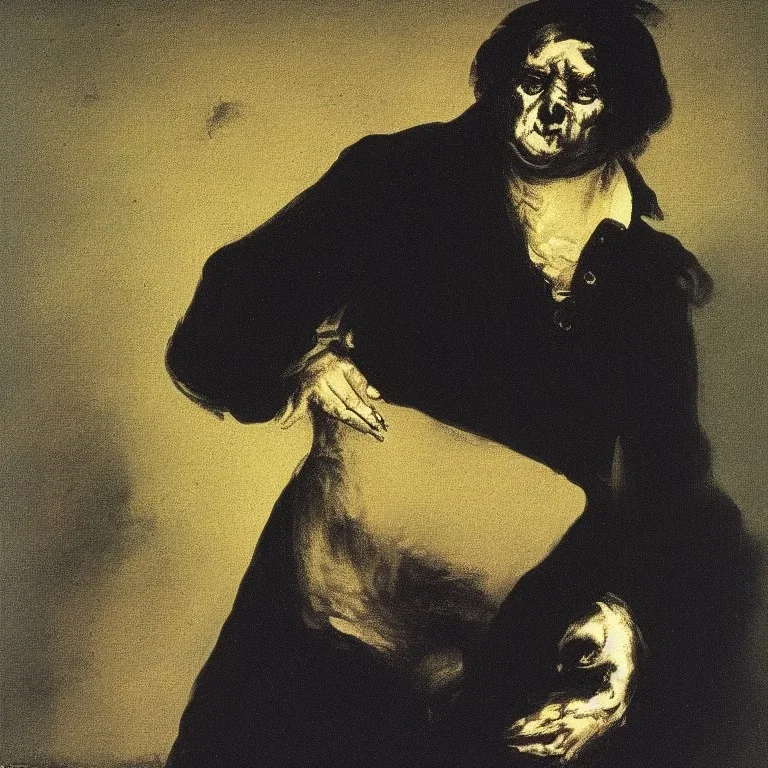 portrait of a dark mind by goya