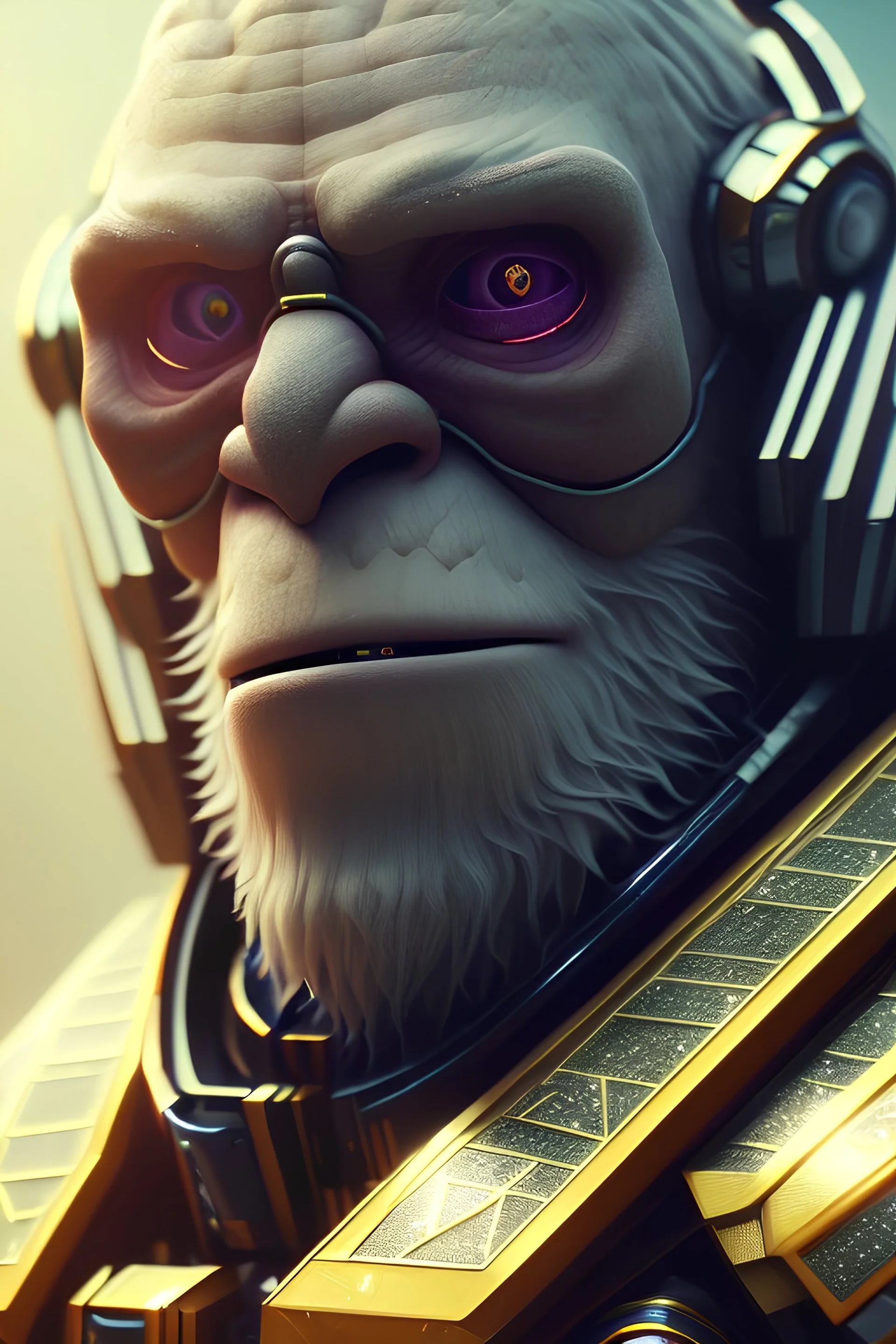  octane render, 8k, high detail, ork, portrait