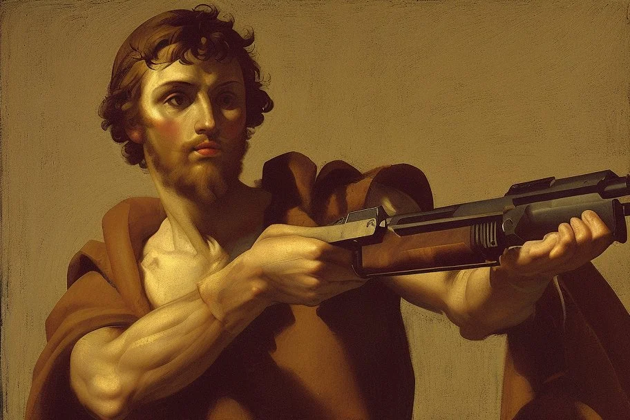 man with the pistol by andrea del sarto