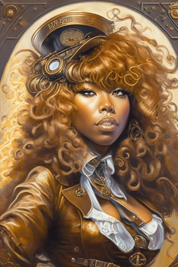 steampunk Tina Turner highly detailed digital painting elegant oil on canvas very attractive beautiful award winning fantastic view crisp quality very cute acrylic art Alphonse Mucha