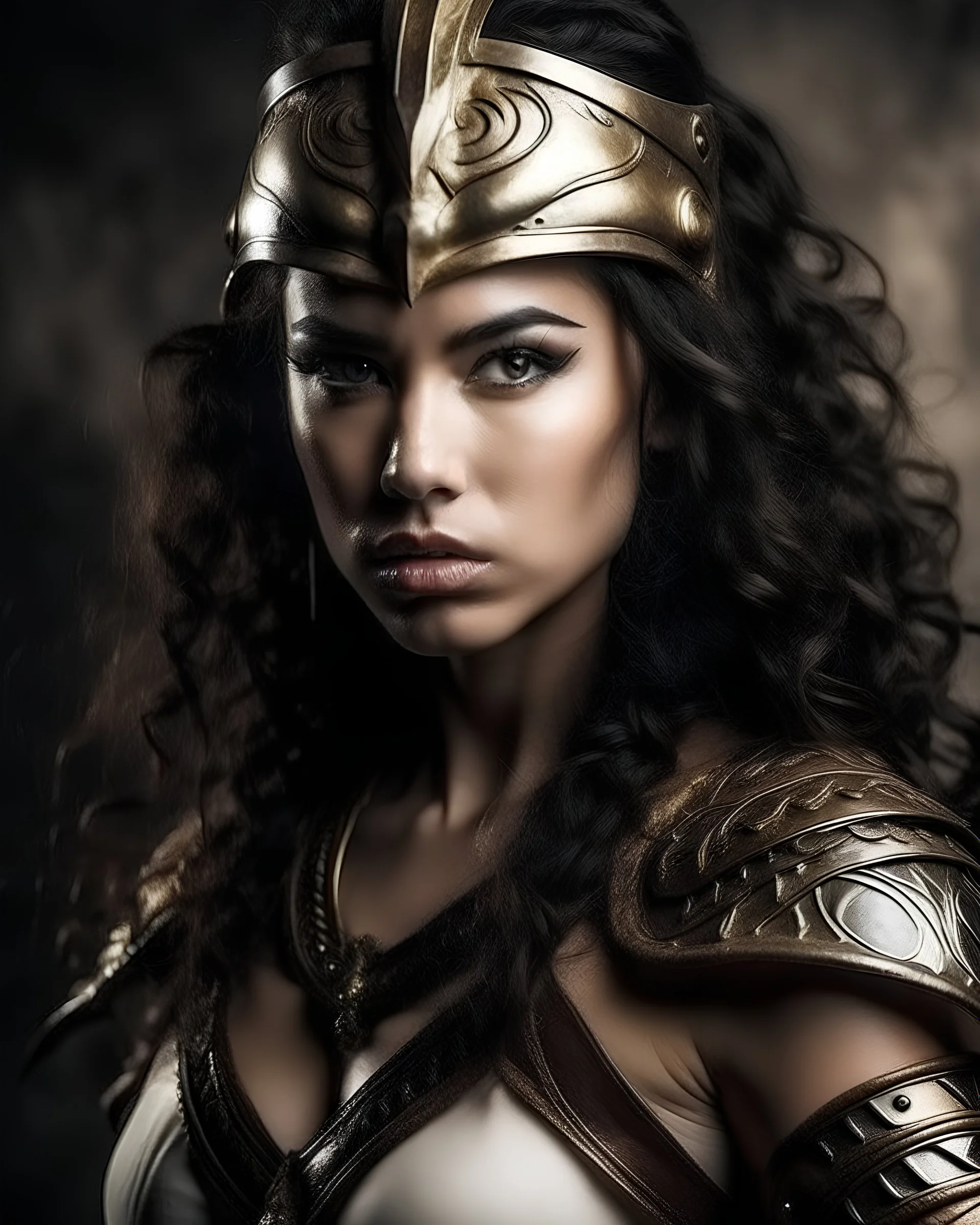 beautiful exotic female warrior caucasiab