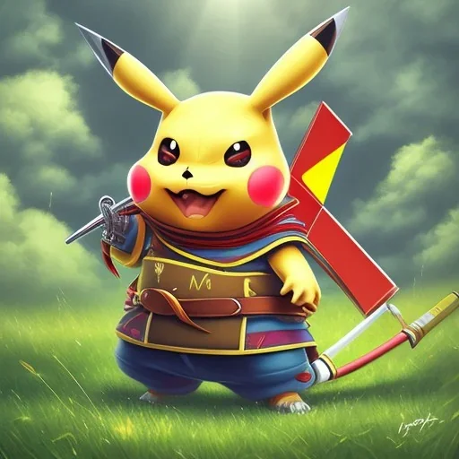 Pikachu samurai