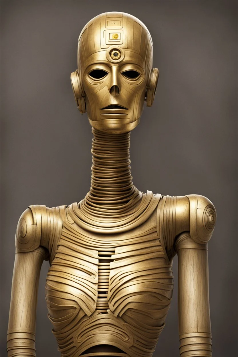 Mummy looks like c3p0