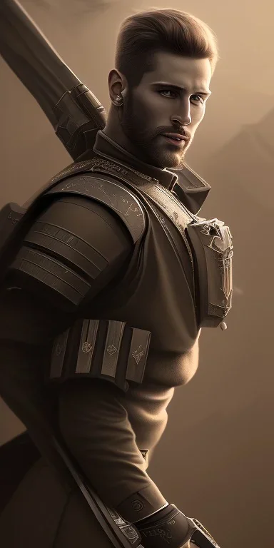 Ultradetailed picture of handsome man in action, gorgeous eyes, well composed, detailed, cinematic lighting textured, battle uniform, elite special arm force