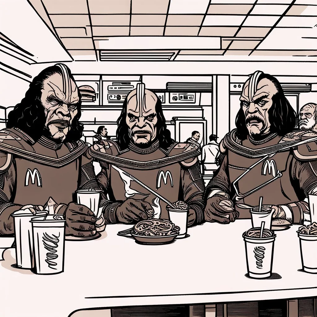 Klingons working at McDonalds