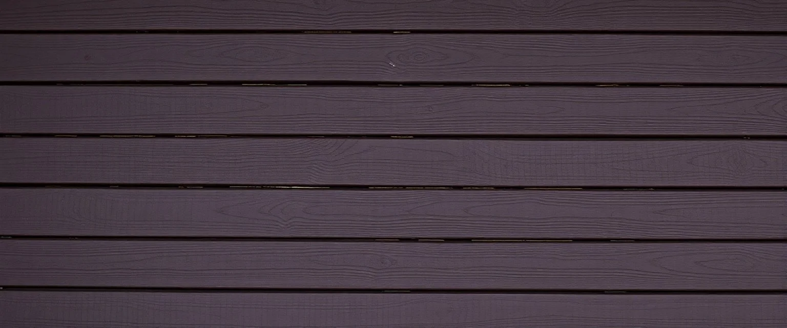 horizontal wooden planks painted dark brown