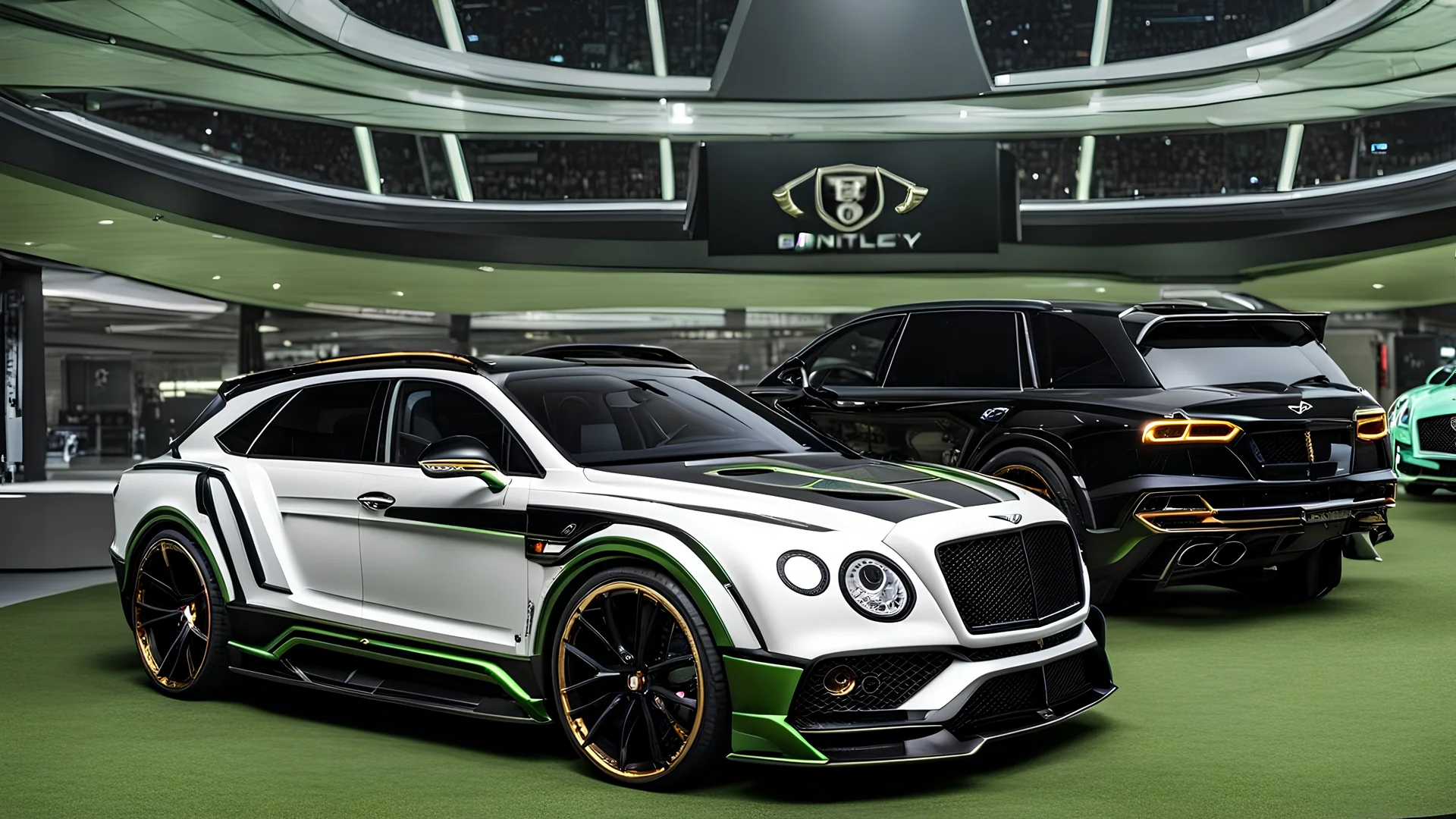 Bentley Bentayga MANSORY Fused with Lamborghini Veneno, Super Detailed, desktop wallpaper, 4K